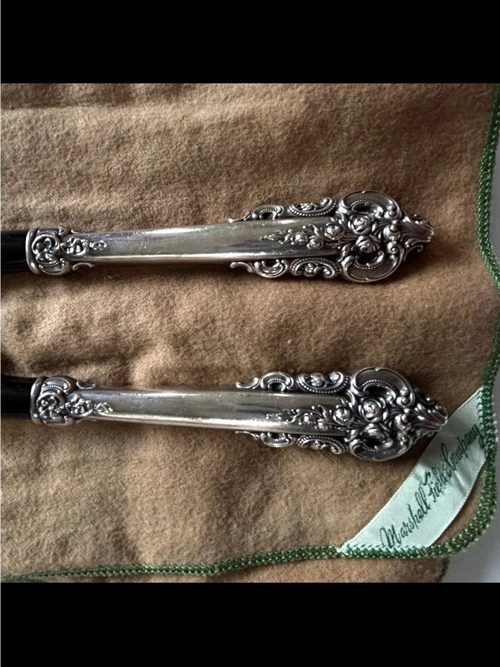 Vintage Royal Danish International Sterling Silver .925 Salad Serving Set MCM